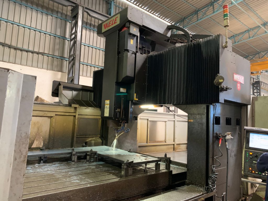 WELE CNC DOUBLE COLUMN VERTICAL MACHINING&nbsp;CENTER.